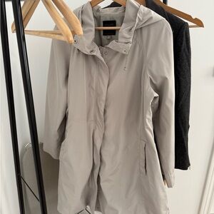 Hilary Radley Gray Utility Jacket Lightweight and Versatile